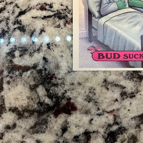 Ultra Rare 1987 Topps Garbage Pail Kids Bud Sucker sticker card with ERROR. 😲 - Picture 5 of 6